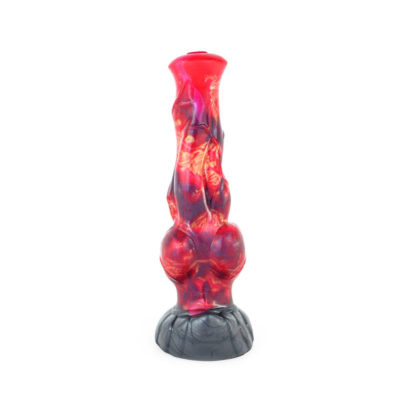 Kiotos Monstar - Fantasie Dildo Nr. 75 - Drogon - Rood/Paars/Zwart-Erotiekvoordeel.nl