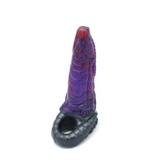 Kiotos Monstar - Fjörgyn - Penis Sleeve - Extra Omvang - Verdikkend - Paars/Zwart-Erotiekvoordeel.nl