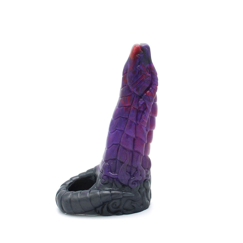 Kiotos Monstar - Fjörgyn - Penis Sleeve - Extra Omvang - Verdikkend - Paars/Zwart-Laced-up.nl