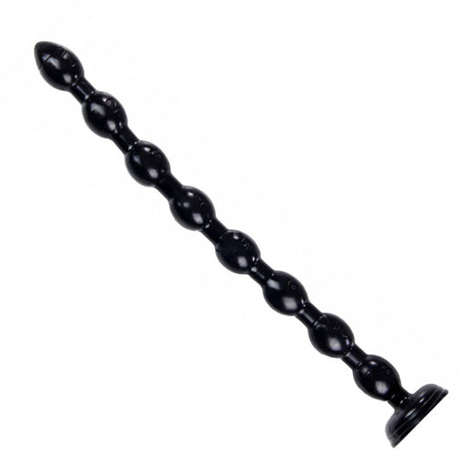 Kiotos Monstar - Mamba Beads - Dildo - Anaal Slang - 48 x 3,5 cm - Zwart-Laced-up.nl