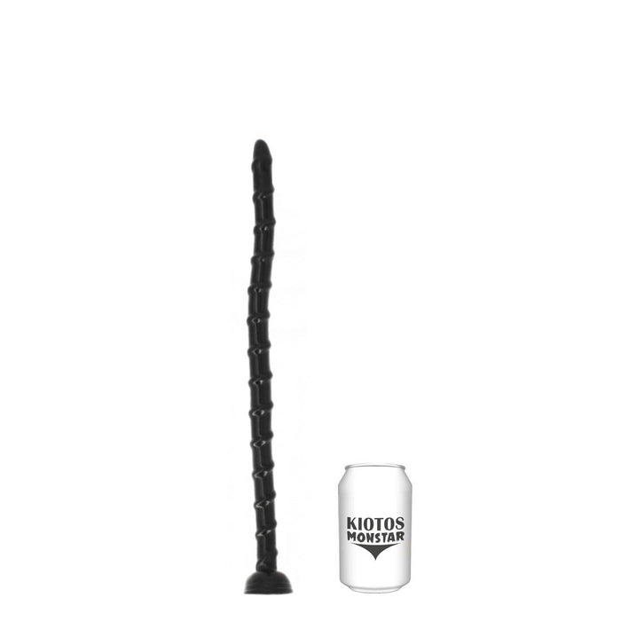 Kiotos Monstar - Snakespeare - Dildo - Anaal Slang- 46,5 x 2 cm - Zwart-Laced-up.nl