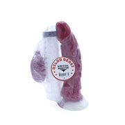 Kiotos Monstar - Squirting Fantasie Dildo No. 63 - 22 x 4.5 cm - Rood/Wit-Erotiekvoordeel.nl
