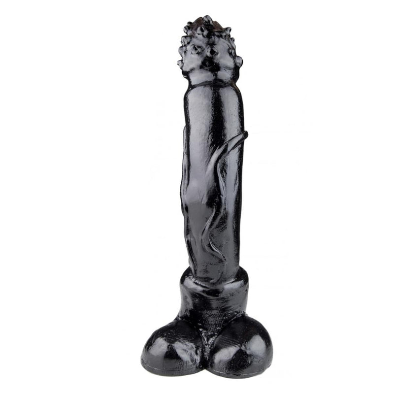 Kiotos Monstar - Tiger - Dildo - 33 x 7,5 cm - Zwart-Laced-up.nl