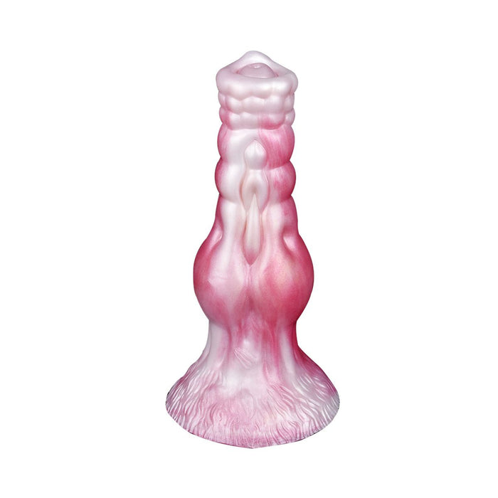 Kiotos Monstar - Vortexwing - Opblaasbare Dildo - Roze/Wit-Laced-up.nl