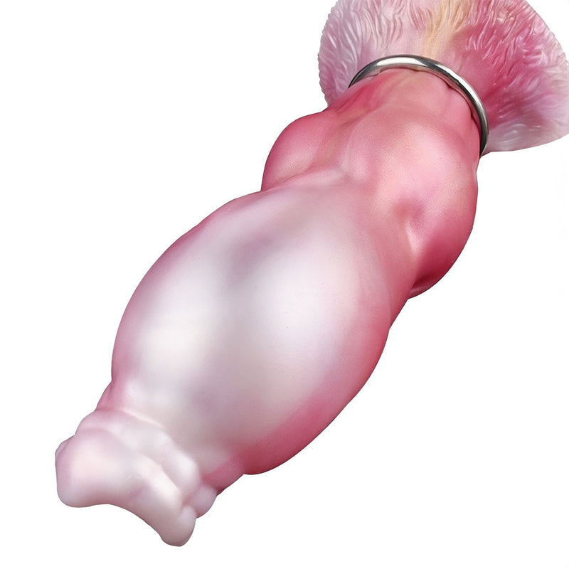 Kiotos Monstar - Vortexwing - Opblaasbare Dildo - Roze/Wit-Laced-up.nl