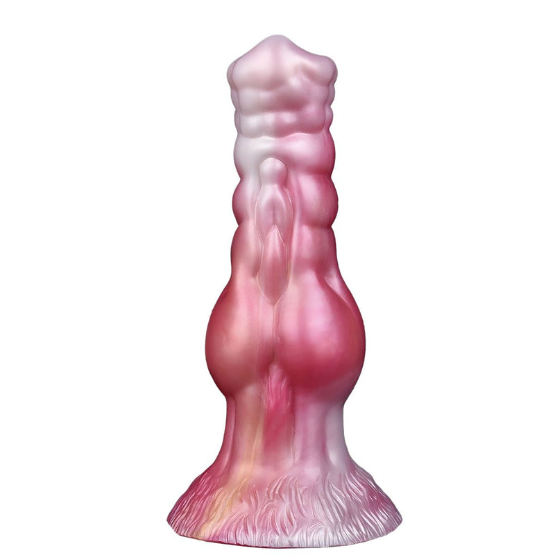 Kiotos Monstar - Vortexwing - Opblaasbare Dildo - Roze/Wit-Laced-up.nl