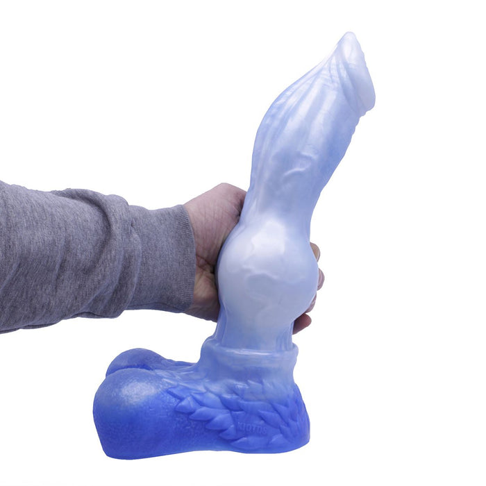 Kiotos Monstar - XXL Dildo Beast No. 57 Michel The Mastiff - Blauw/Wit-Laced-up.nl