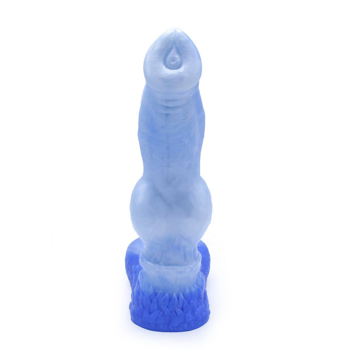 Kiotos Monstar - XXL Dildo Beast No. 57 Michel The Mastiff - Blauw/Wit-Laced-up.nl