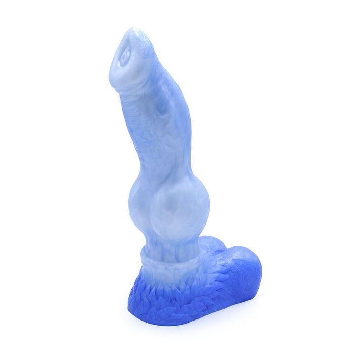 Kiotos Monstar - XXL Dildo Beast No. 57 Michel The Mastiff - Blauw/Wit-Laced-up.nl