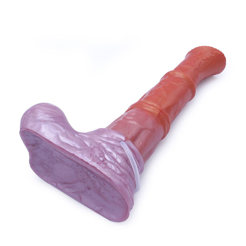 Kiotos Monstar - XXL Squirting Dildo Beast No. 58 Paolo the Pony - Rood/Wit-Laced-up.nl