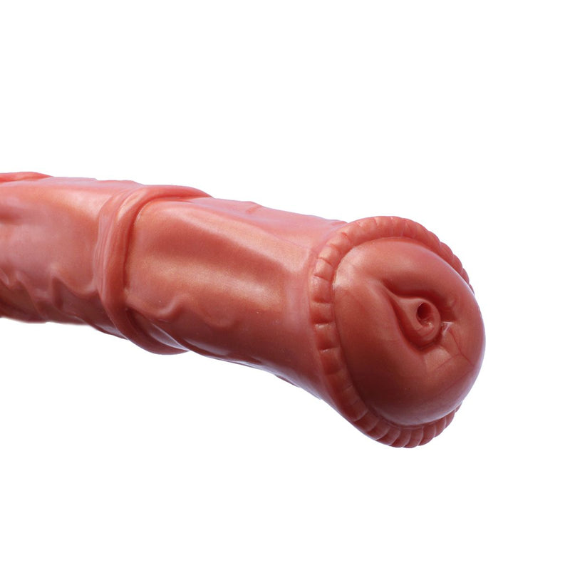 Kiotos Monstar - XXL Squirting Dildo Beast No. 58 Paolo the Pony - Rood/Wit-Laced-up.nl