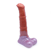Kiotos Monstar - XXL Squirting Dildo Beast No. 58 Paolo the Pony - Rood/Wit-Laced-up.nl