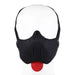 Kiotos - Neopreen Puppy Dog Gag - Mondmasker - Zwart-Laced-up.nl