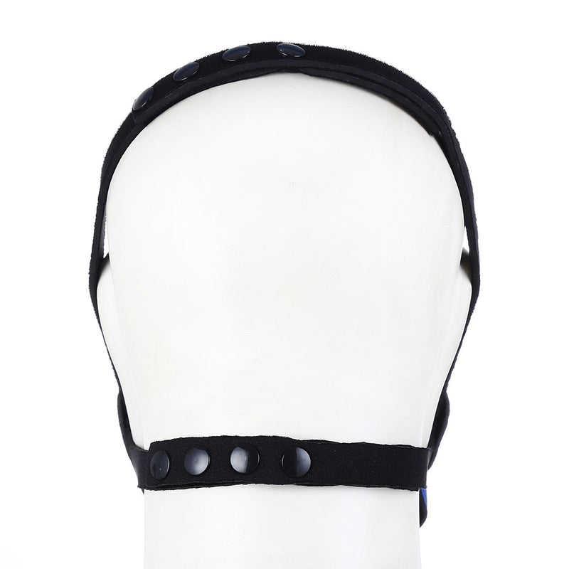 Kiotos - Neopreen Puppy Dog Gag - Mondmasker - Zwart-Laced-up.nl