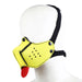 Kiotos - Neopreen Puppy Dog Gag/Mondmasker - Geel-Laced-up.nl