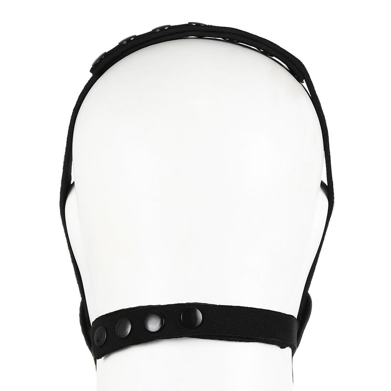 Kiotos - Neopreen Puppy Dog Gag/Mondmasker - Geel-Laced-up.nl