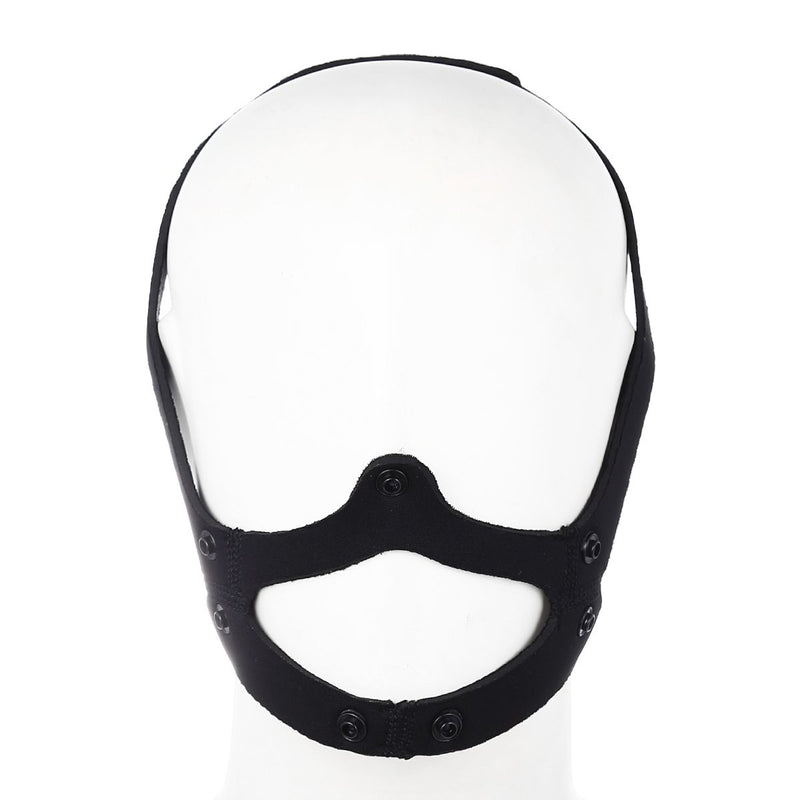 Kiotos - Neopreen Puppy Dog Gag/Mondmasker - Geel-Laced-up.nl
