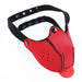 Kiotos - Neopreen Puppy Dog Gag/Mondmasker - Rood-Laced-up.nl