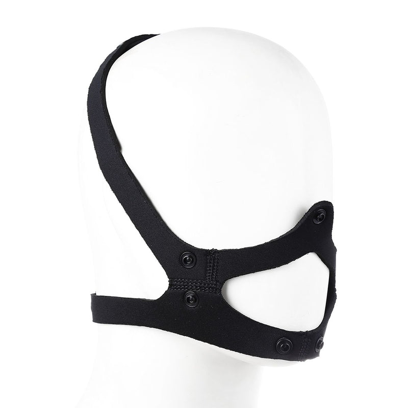 Kiotos - Neopreen Puppy Dog Gag/Mondmasker - Rood-Laced-up.nl