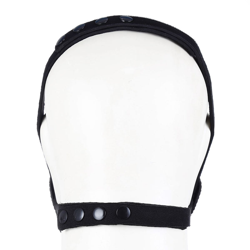 Kiotos - Neopreen Puppy Dog Gag/Mondmasker - Rood-Laced-up.nl