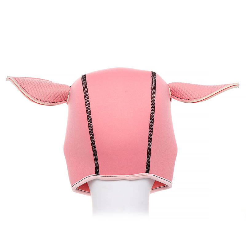 Kiotos - Neopreen Roze Varkentjes Masker/Hood-Laced-up.nl