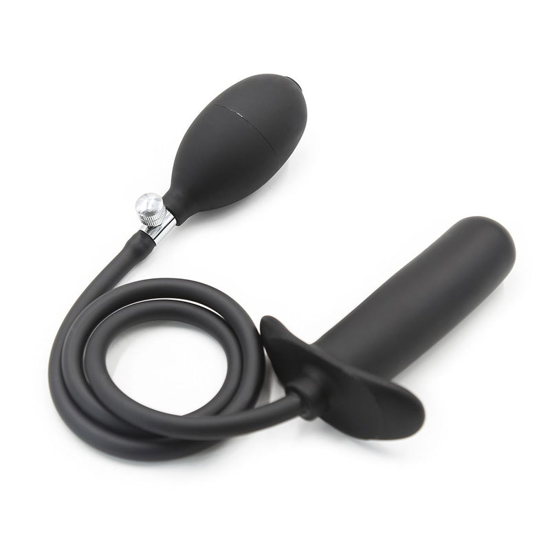 Kiotos - Opblaasbare Dildo Glad - Zwart-Laced-up.nl