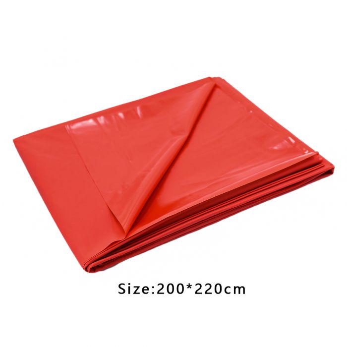 Kiotos - PVC Lak Sex Laken - Rood-Laced-up.nl