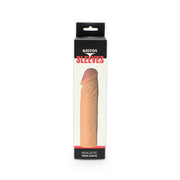 Kiotos - Penis Sleeve van 18.5 cm - Realistische sensatie - TPE - Lichte Huidskleur-Laced-up.nl