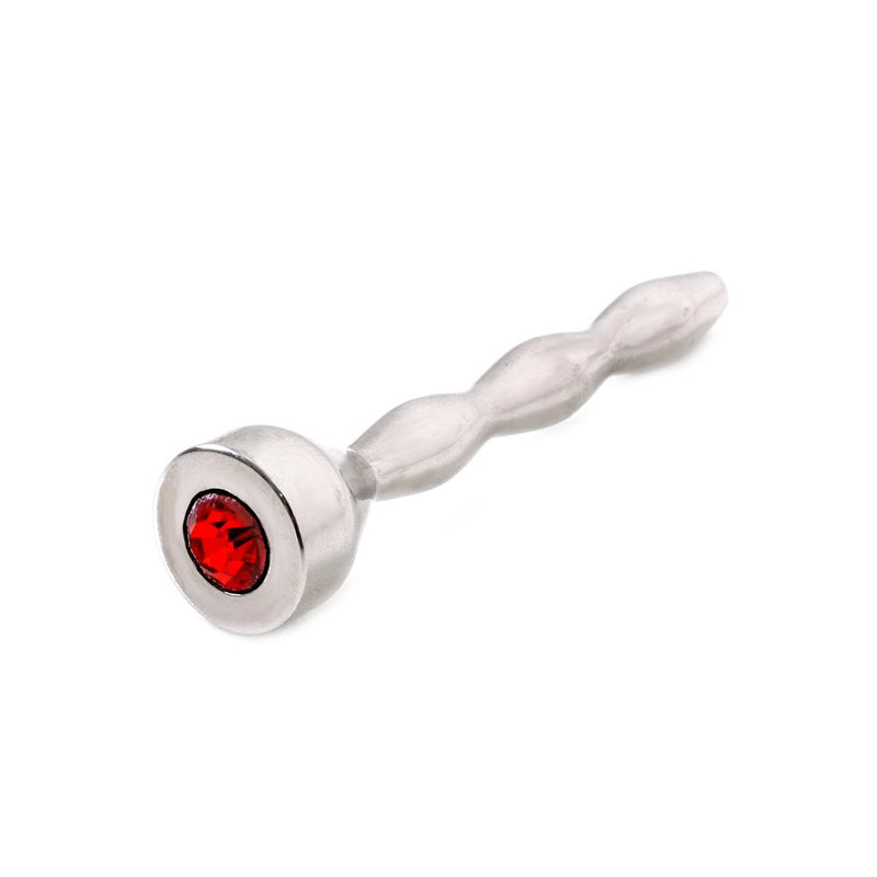 Kiotos - Penis Plug with Red Decorative Stone by Justin - Laced-up.nl