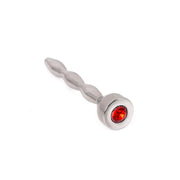 Kiotos - Penis Plug with Red Decorative Stone (Justin) - Laced-up.nl