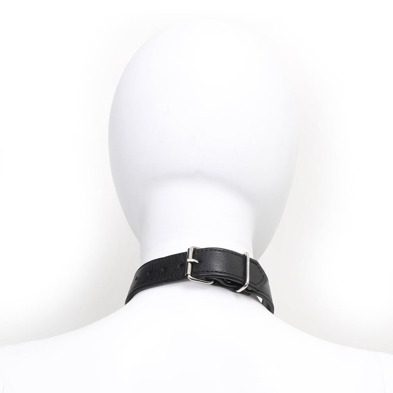 Kiotos - Posture Collar Met Verstelbare Dubbele Nekpinnen-Erotiekvoordeel.nl