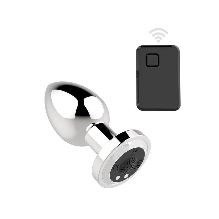 Kiotos - RVS Vibrerende Buttplug Met Afstandsbediening-Laced-up.nl