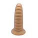 Kiotos - Ribbed Penis XL Shinny Flesh Suction Dildo - Amazing Shinny Gold/Flesh Silicone - 8 cm diameter x 30 cm lang-Laced-up.nl