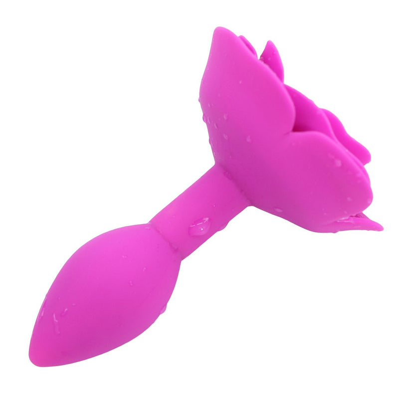 Kiotos - Roze Roos - Siliconen Anaal Plug-Laced-up.nl
