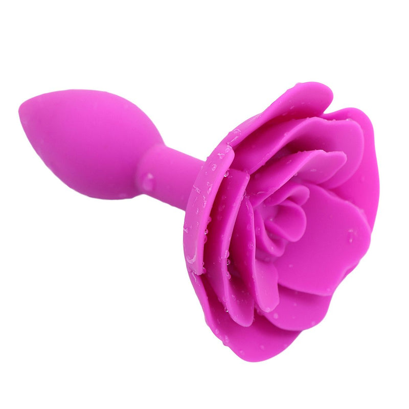 Kiotos - Roze Roos - Siliconen Anaal Plug-Laced-up.nl