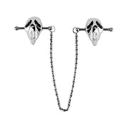 Kiotos - Screaming Ghostface - Nippelklemmen mit Kette - Laced-up.nl