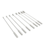 Kiotos - Set Met Geribbelde Rosebud Dilators/sounds In Luxe etui - 8 Stuks-Erotiekvoordeel.nl