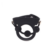 Kiotos - Étireur de testicules en silicone avec 3 poids sphériques - Noir - Laced-up.nl