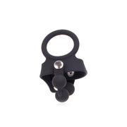 Kiotos - Silicone Ball Spreader with Weighted Balls - Flexible and Adjustable - Black-Laced-up.nl