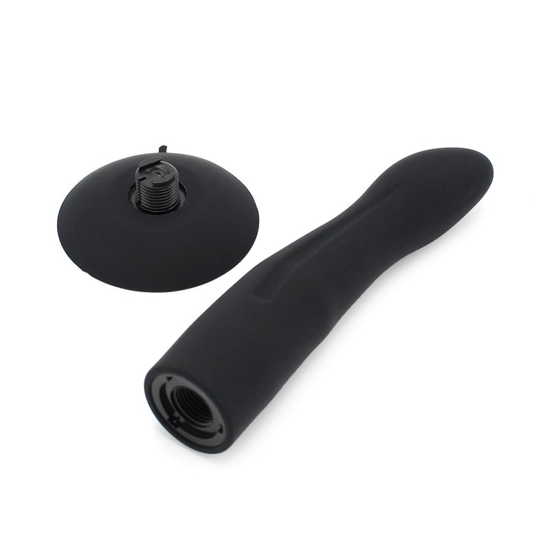 Kiotos - Siliconen Dildo Nr. 5 Met Zuignap & geschikt Voor strap-ons - Zwart-Laced-up.nl