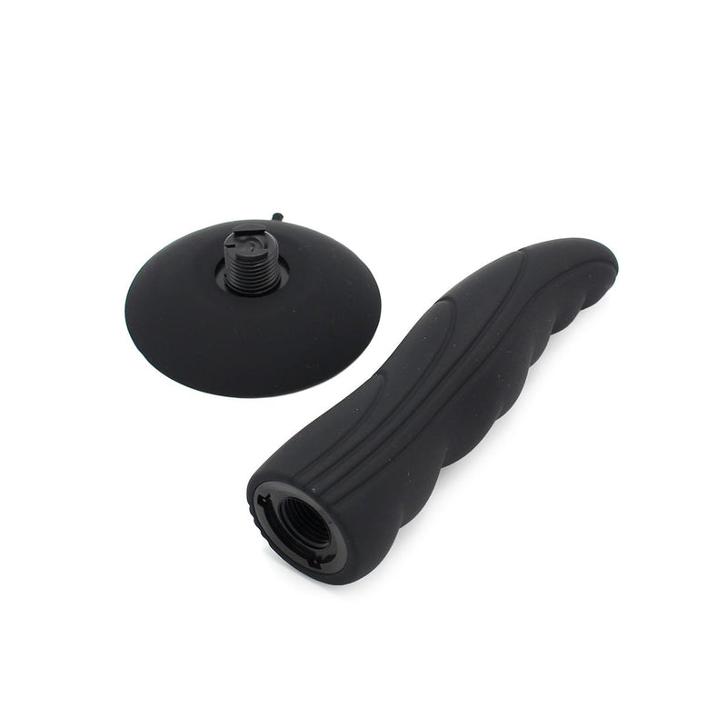 Kiotos - Siliconen Dildo Nr. 6 Met Zuignap & geschikt Voor strap-ons - Zwart-Laced-up.nl