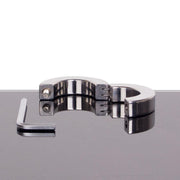 Kiotos - Ballstretcher RVS Met Groeven Scharnierend 14 mm Hoog Ø 35 mm-Laced-up.nl