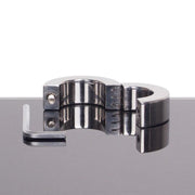 Kiotos - Ballstretcher RVS Met Groeven Scharnierend 20 mm Hoog Ø 35 mm-Laced-up.nl