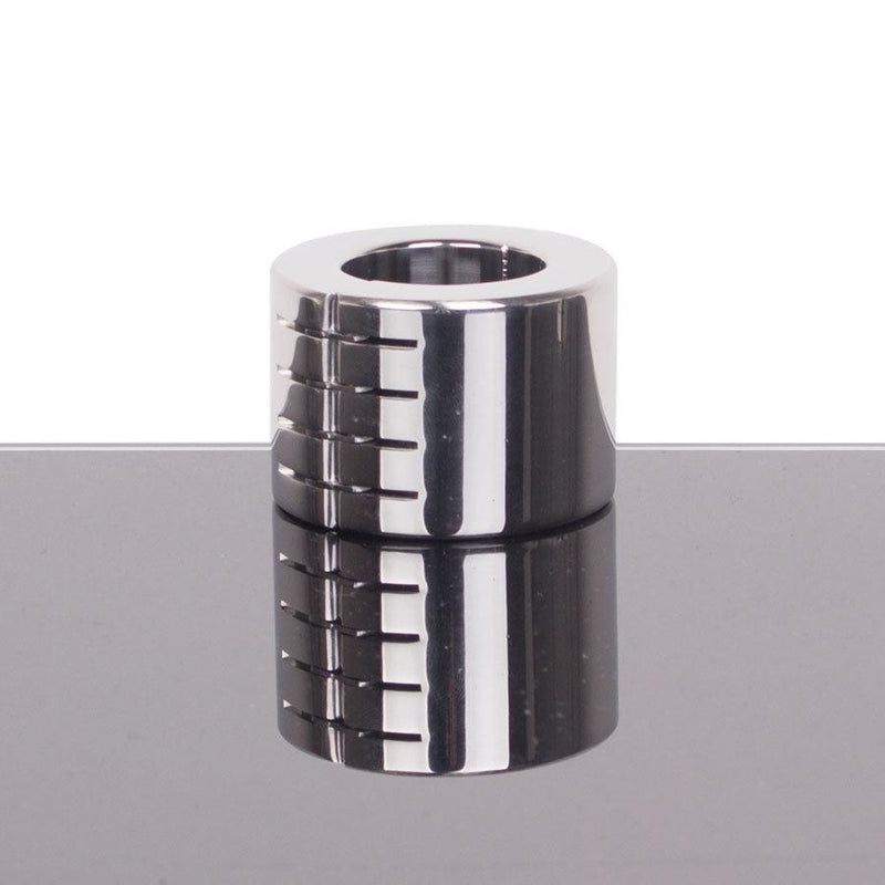 Kiotos - Ballstretcher RVS Met Groeven Scharnierend 42 mm Hoog Ø 35 mm-Laced-up.nl
