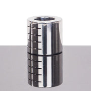 Kiotos - Ballstretcher RVS Met Groeven Scharnierend 56 mm Hoog Ø 35 mm-Laced-up.nl