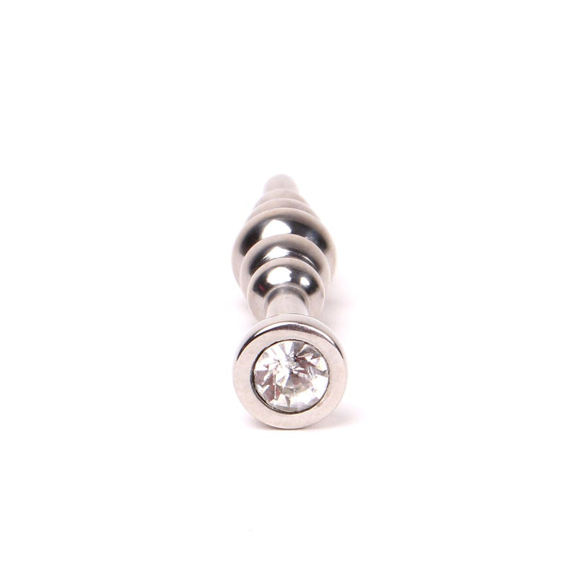 Kiotos - Bolletjes Dip Stick - Penis Plug - Met Transparant Kristal-Laced-up.nl