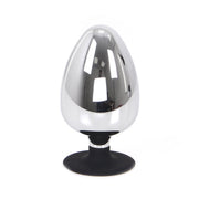 Kiotos - Buttplug RVS Met Siliconen Voetje BIG-S-Erotiekvoordeel.nl