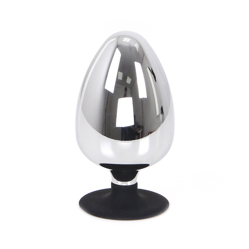 Kiotos - Buttplug RVS Met Siliconen Voetje BIG-S-Laced-up.nl