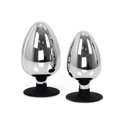 Kiotos - Buttplug RVS Met Siliconen Voetje BIG-S-Laced-up.nl