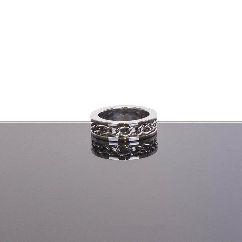 Kiotos - Cockring Met Ketting detail RVS-Laced-up.nl